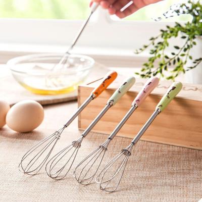 Wire  Whisks Manual Clean Easily Stainless Steel Manual Mini Agitator Kitchen Egg Mixer for Kitchen