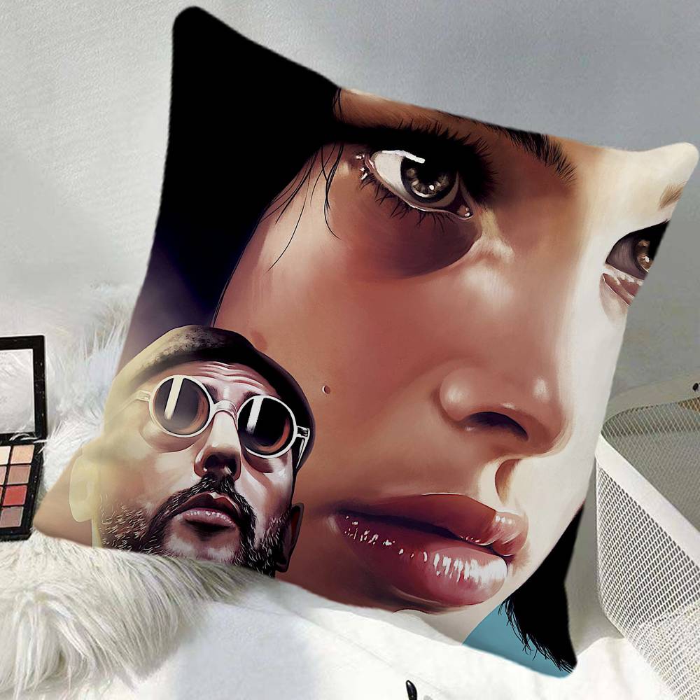 Classic Movie Leon The Professional Pillow Case Square Pillow Bedroom Sofa Leisure Comfort Cushion Car Home Decoration