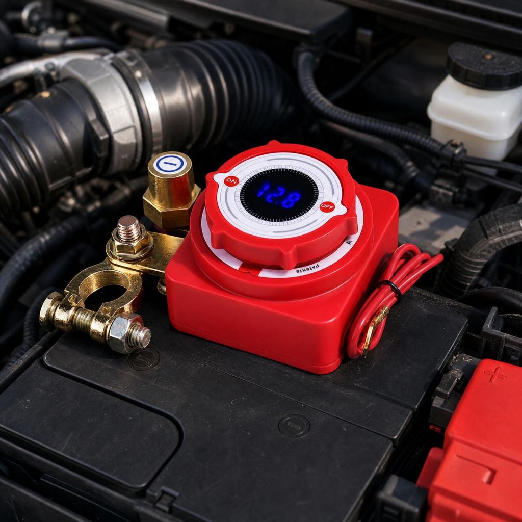 Car Battery Disconnect for Vehicle Maintenance and Storage