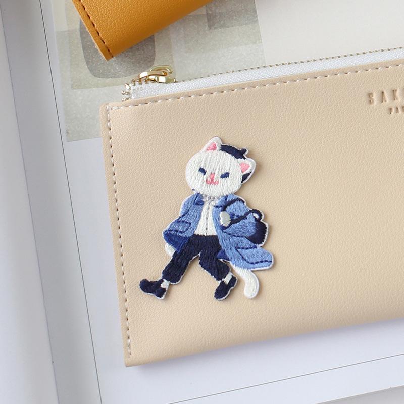 Cartoon Cat Cloth Sticker Embroidery Patch Sticker Pattern Sticker Clothes Pants Bag Decoration Hole Repair Subsidy