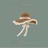 New Holiday Beach Fisherman Hat Seaside Sun Protection Sun Hat Large Brim Bow Woven Straw Hat Women