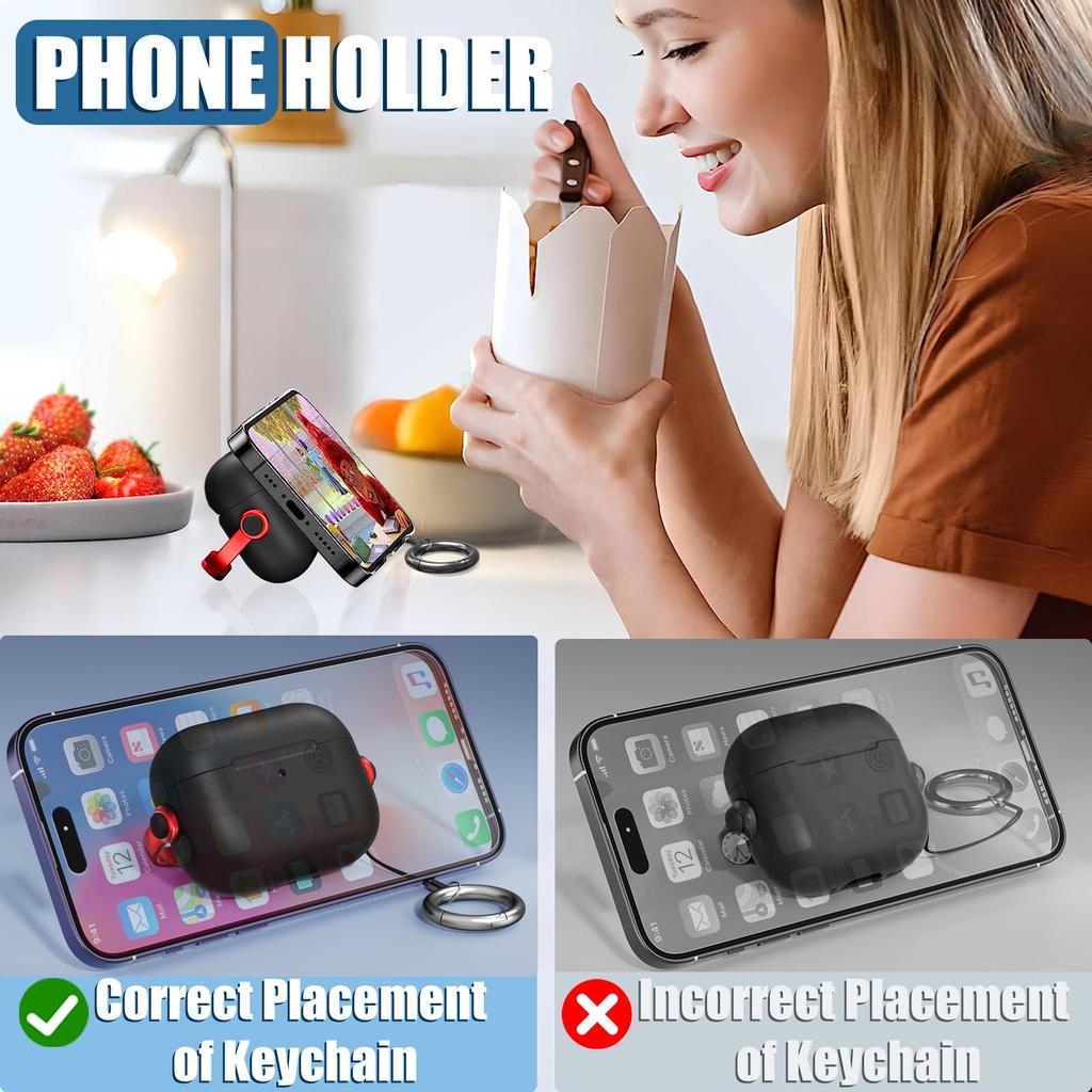 For AirPods Pro 3 Case 2025 with Cleaner Kit for Apple AirPods Pro 3rd Generation Case Safety Lock AirPod Pro 3 Case Accessories