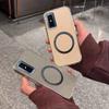 Case for Infinix GT 30,30 PRO Minimal Semi-Transparent Magnetic Casing Raised Electroplated Lens Bezel Anti-Slip Drop Resistant Protective Shell