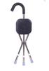 Four-Legged Folding Cane Seat: Portable Anti-slip Walker Stool for Elderly