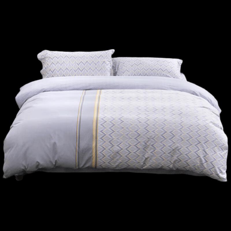 Mercury Home Textiles Постельное белье из 100% хлопка с антибактериальным эффектом, 4 предмета