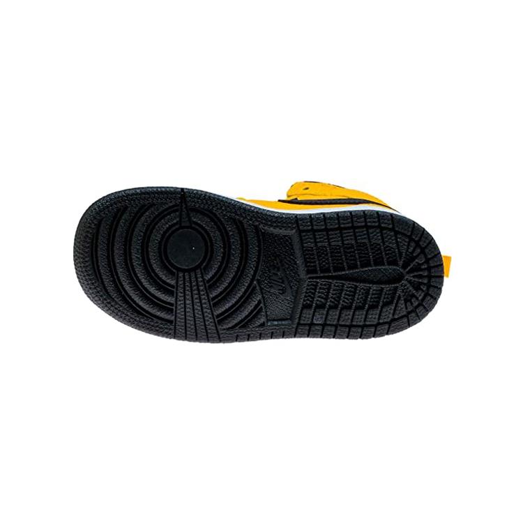 New Jordan 1 Mid University Gold Black TD 640735-700