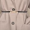Adjustable Thin Waist Belt for Women Fashion Slimming Buckle Suit Dress Skirt Date and Office Use
