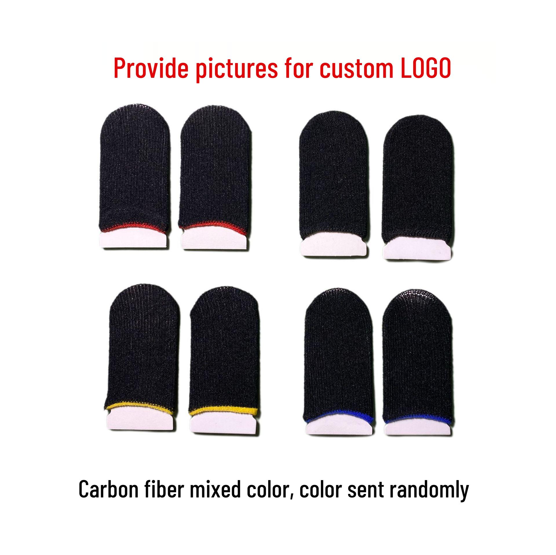 Flash Q PUBG Finger Sleeves: Sweatproof, Non-slip, Ultra-thin, Breathable Gaming Gloves for Precise Command in Mobile Esports. One size