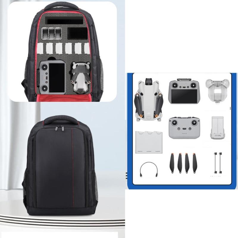 Backpack Carrying Case for Mini 4 Pro Storage Messengers Shoulder Bag Portable Protective Box Drones Accessories