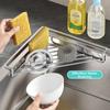 Waterproof Dish Drying Rack Anti-rust Sink Drain Shelf Sink Storage Holder  Laundry Room