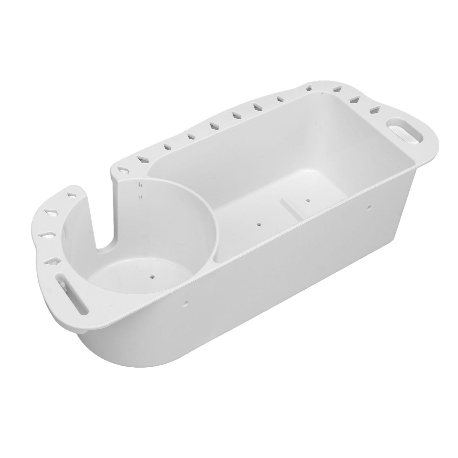 

Yacht Functional Storage Boxes Convenient Multifunctional Fishing Tackle Versatile Tool Organizer for Boats White білий