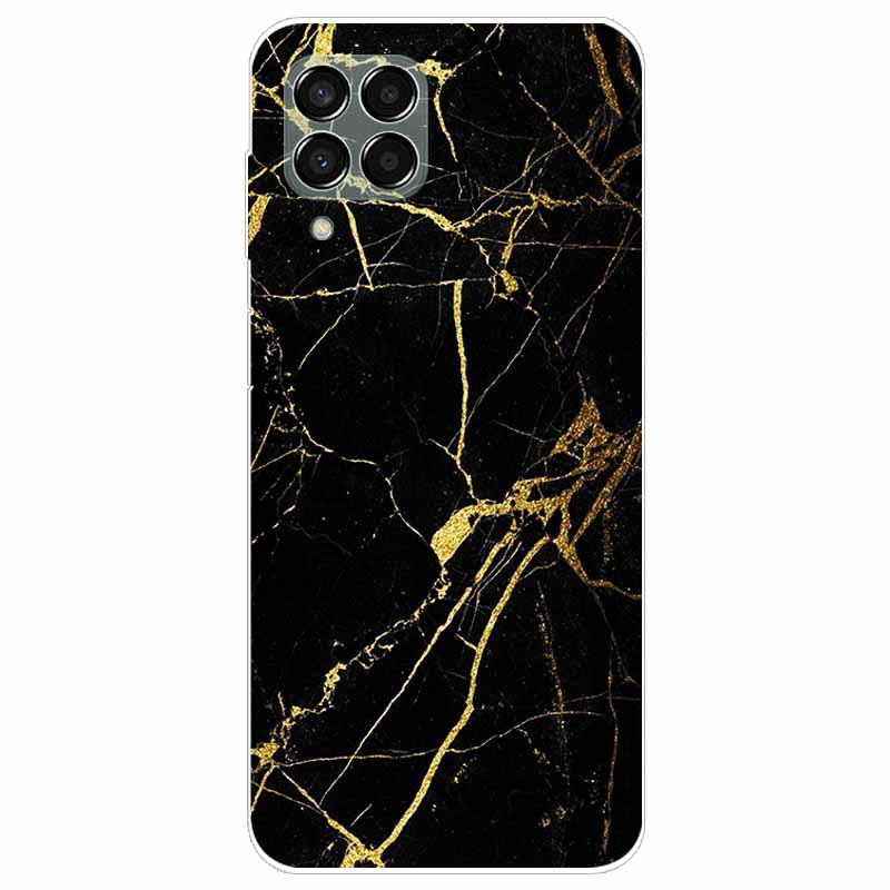 Hülle für Samsung M33 Hülle Marmor Weiches TPU Silikon Handyhüllen für Samsung Galaxy M53 5G Hülle Klarer Bumper M 33 53 Schutz