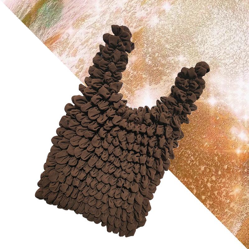 Miura Telescopic Pleated Handheld Bag - Hedgehog Design
