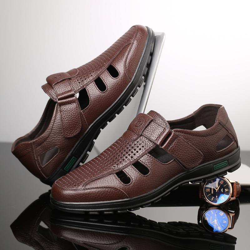 Summer Rome Fashion New Luxury Designer Father Soft Soled Beach Shoes for Men Gladiators Garden Casual Platform Sandals