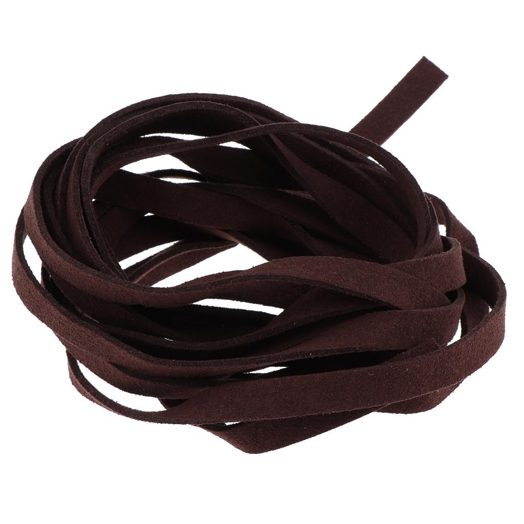 

Soft Leather Cord Suede Rope Braiding String Lacing Craft Jewelry DIY