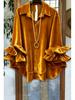 3D Printed Creative Pattern Long Sleeve Women's Lace Lapel Shirt