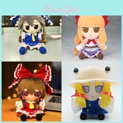 Hakurei Reimu Plush Doll Cute Cartoon Stuffed Toy For Collectors And Kids