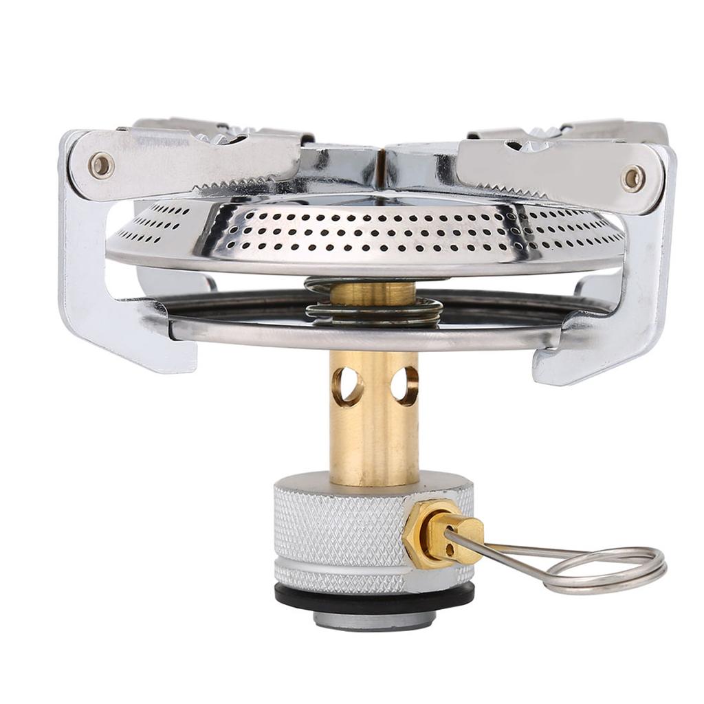 Outdoor Titanium Alloy Portable Camping Mini Picnic Round Stove Burner