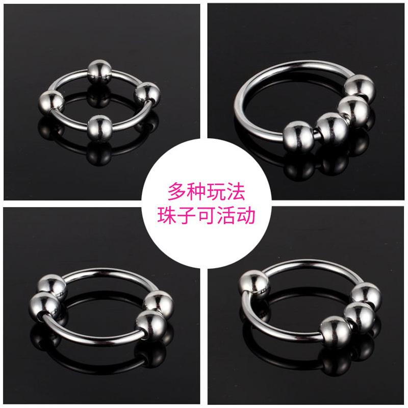 Male Metal Penis Sleeve Cock Rings Foreskin Circumcision Penis Ring Adult Sex Toys Delay Ejaculation Erotic Sex Products for Men