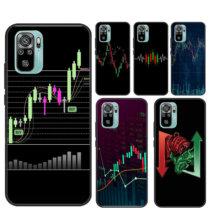 Day Trading Day Trader Funda For Xiaomi Redmi Note 13 14 Pro 12 11 9 10 9S 10S 11S 12S Redmi 14C 10C 12C 13C Case