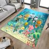 Unterwasserfreunde Teppich für Spielzimmer Schlafzimmer Wohnzimmer Sofa Heimdekoration Kinder Spielbereich Teppich Rutschfeste Bodenmatte