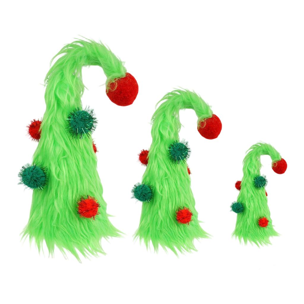 The Plush Crooked-neck Christmas Tree Is A European And American Christmas Party Home Table Decoration Item.