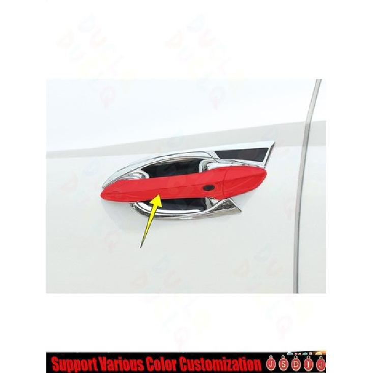 Car Door Handle With Smart Hole Switch 5* For Hyundai Tucson -23 Bright Red