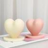 3D Love Candle Silicone Mold Creative DIY Handmade Heart Shaped Soap Plaster Candle Making Mold Valentines Day Gift Accessories