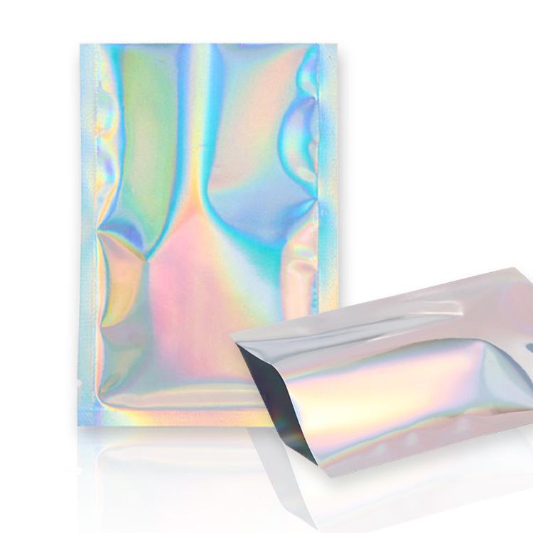 

Переливающийся серебристый лазерный мешочек для украшений с черепахой