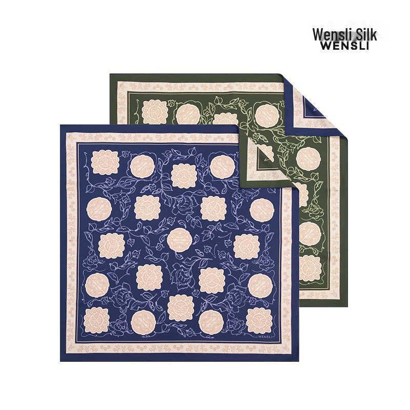 WENSLI Women's 100% Mulberry Silk Large Square Scarf Shawl