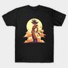 Taille asiatique Coton Unisexe T-shirt Imprimé T-shirt Goku T-shirt Impression sans découpe Coupe régulière