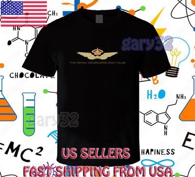 NEUES SHIRT THE ROYAL MELBOURNE GOLF CLUB RACING LOGO T-Shirt Tops Tee LUSTIG GRÖSSE S-4XL