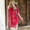 Retro Sunscreen Buckle Shawl Beach Scarf New Chinese Style Thin Ethnic Scarf Temperament Cotton Linen Scarf Headscarf
