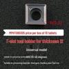 CNC T-Slot Milling Cutter with HTS Three-Sided Blade, Shank Thickness: 6, 8, 10, 12 Mm