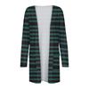 Women's Fashion Loose Casual Long Sleeve Printed Mid-Length Cardigan Jacket Top