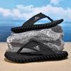Plus size New Arrival Summer Men's Flip Flops Handmade Leather Slippers Lightweight Casual Beach Slippers For Indoor Outdoor Sandals
