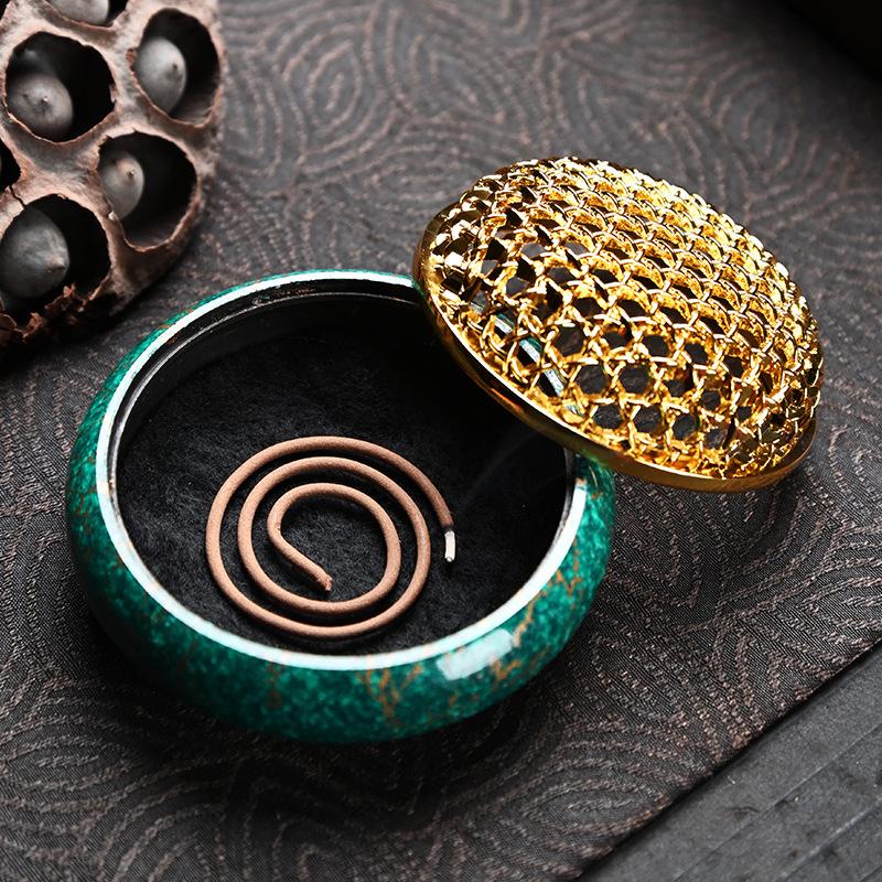 One Hour Coil Incense - Natural Agarwood & Sandalwood for Home Deodorizing and Indoor Repellent