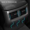 Rear Air Condition Vent Panel Cover Trim for Dodge Challenger 2015+ Carbon Fiber