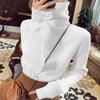 Women's Spring & Autumn Slim-Fit High-Neck Knit Sweater - Loose Inner Wear Base Layer Top