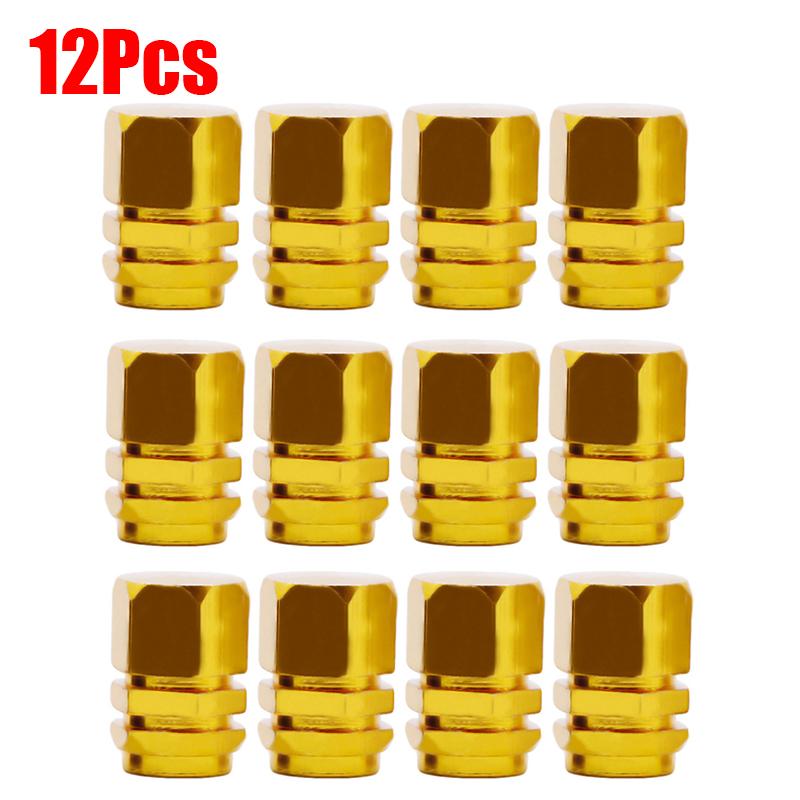 16Pcs Car Wheel Tire Valve Stems Caps Aluminum Tyre Rim Stem Covers Airdust Waterproof for BMW Auto Motorcycle Car Accessories