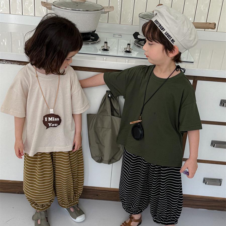 Camiseta con estampado de dibujos animados para niños de Jiaye - Colección Verano 2025, Manga Corta, Tops Unisex Lindos para Bebés