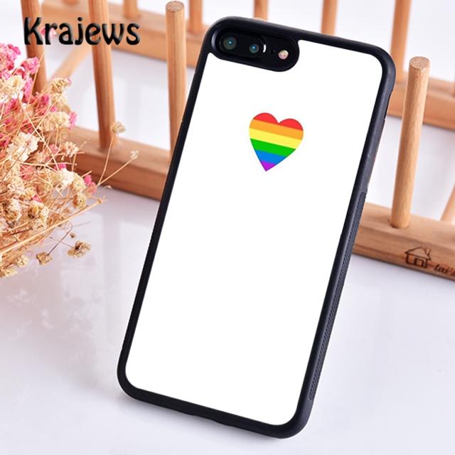 Krajews Gay Lesbické LGBT Duhová Hrdost UMĚLECKÝ Kryt na Telefon Pro iPhone 17 Air 16 15 14 plus 11 12 13 pro max coque Fundas