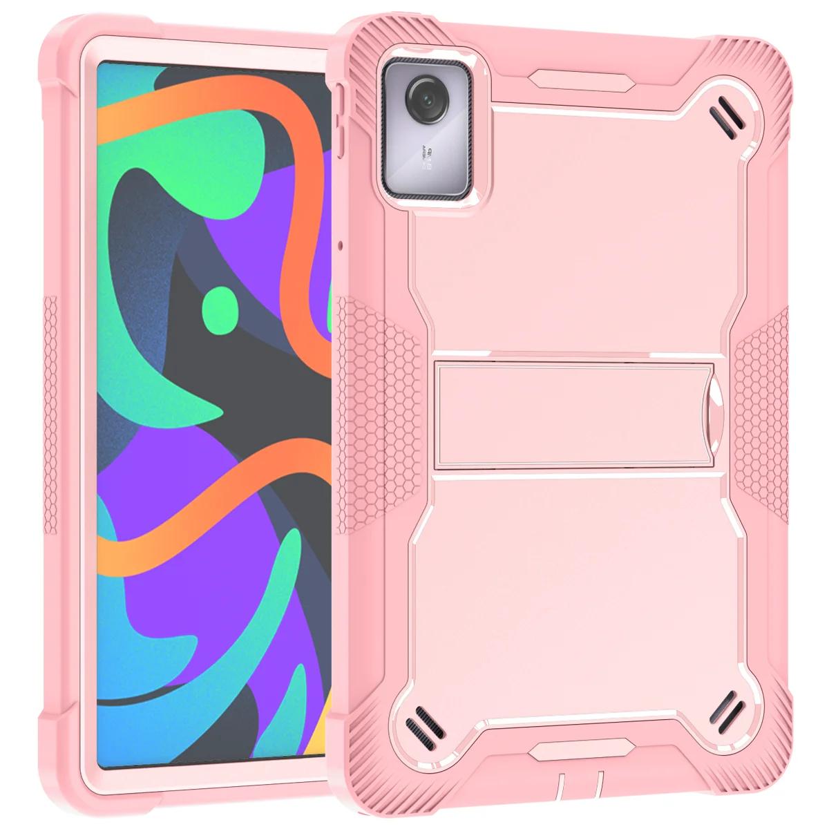 

For Lenovo Tab M11 TB330FU Xiaoxin Pad 2024 11 Inch Armor PC Shockproof Stand Tablet Cover for M10 Plus X606 X306 Gen3 TB328Case Tab M10 HD TB328 Gen
