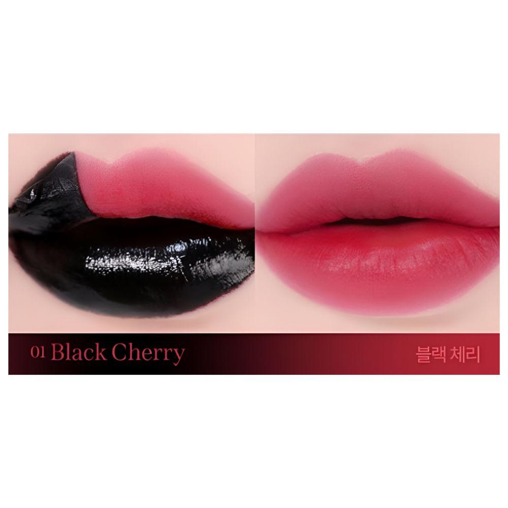 

MILK TOUCH Black Peel Off Lip Tattoo Long Lasting Tint 5 Colors Waterproof Smudge Proof Lip Stain 01 Black Cherry