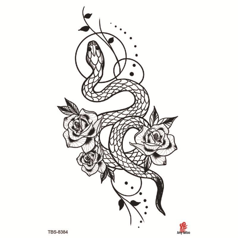 Set mic de tatuaje autocolante totem și simbol impermeabile pentru antebraț