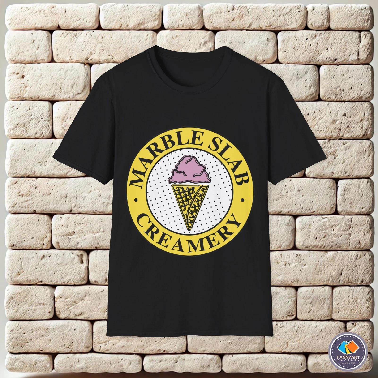 Marble Slab Creamery Logo Unisex T-Shirt L