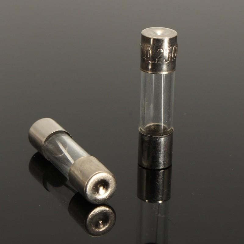100Pcs 5x20mm Fast Blow 0.2A-15A Auto Car Truck Glass Tube Fuses Assorted Kit