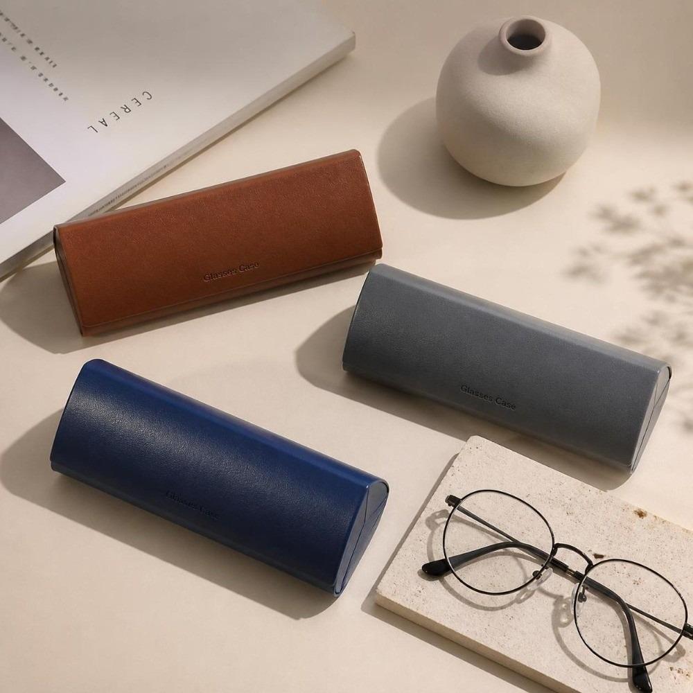 Hard Shell Glasses Box Anti-pressure Spectacle Case Vintage Sunglasses Storage Box for Women Men