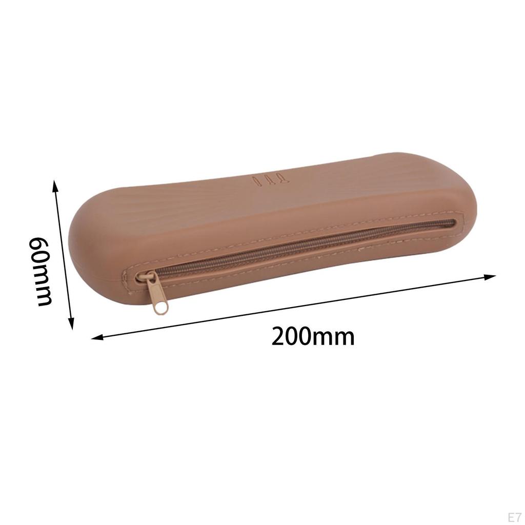 -Travel Makeup Brush Holder, Portable Case, Cosmetic Organizer