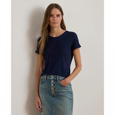 Lauren Ralph Lauren Cotton Modal Jersey Tee Wmlrknisn820308410